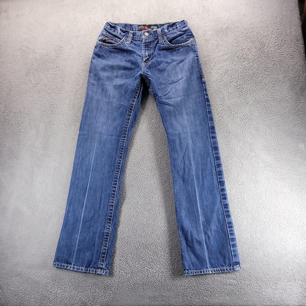 Ariat FR M4 Boot Jeans Mens 30x34 Blue Relaxed Bootcut Flame Resistant Work